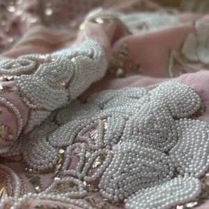 Beautiful Designer Bollywood Style Heavy Georgette Sequence Saree – Glamour and Elegance