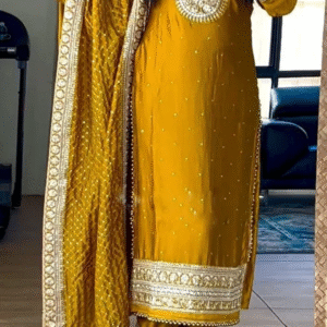 Drape Silk Kurti Set