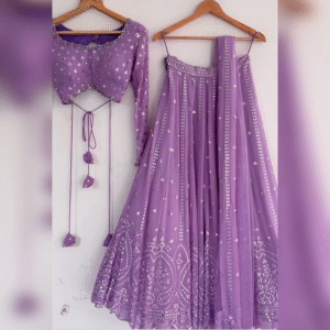 Light Purple Colour Embroidered Lehenga Choli – Graceful Elegance for Your Special Occasion