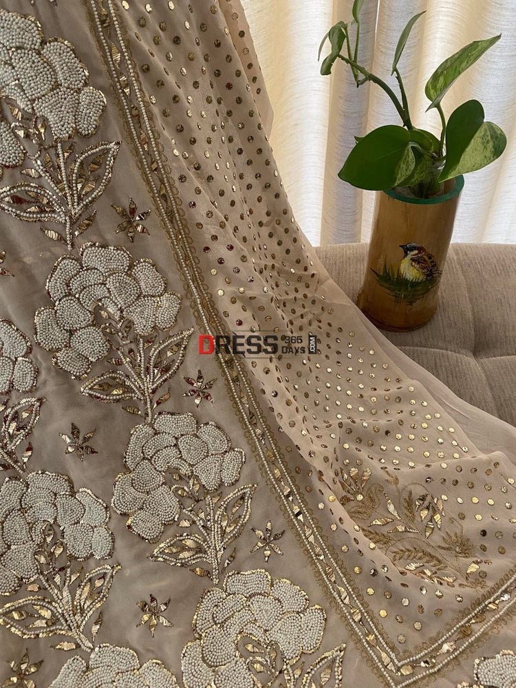 Beautiful Designer Bollywood Style Heavy Georgette Sequence Saree – Glamour and Elegance - Image 5